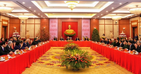 Phát biểu của Tổng Bí thư tại buổi gặp mặt chúc Tết lãnh đạo, nguyên lãnh đạo Đảng, Nhà nước