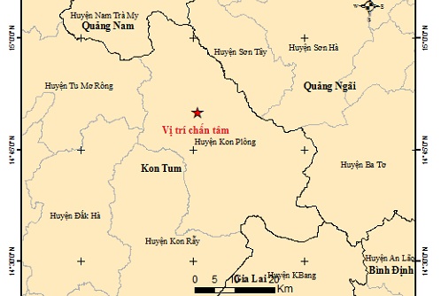 Đầu năm Giáp Thìn, Kon Tum hứng chịu 24 trận động đất