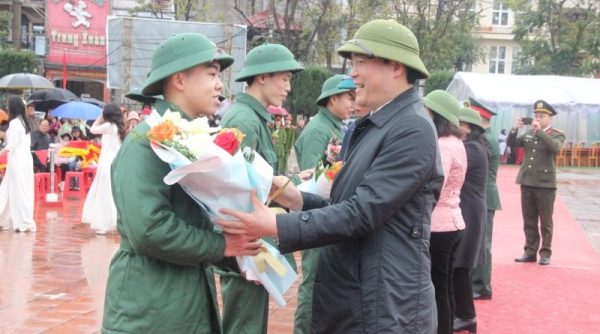 TP Lạng Sơn: Tổ chức lễ giao nhận quân 2024