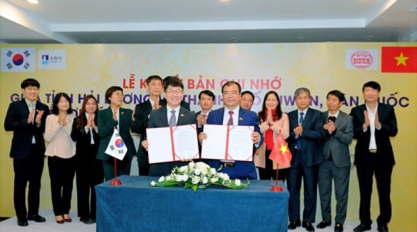 Hải Dương ký kết bản ghi nhớ với TP Suwon, Hàn Quốc