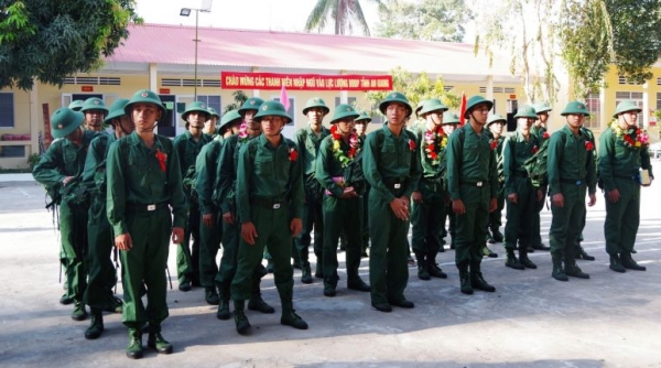 Bộ đội Biên phòng An Giang tiếp nhận 210 chiến sĩ mới