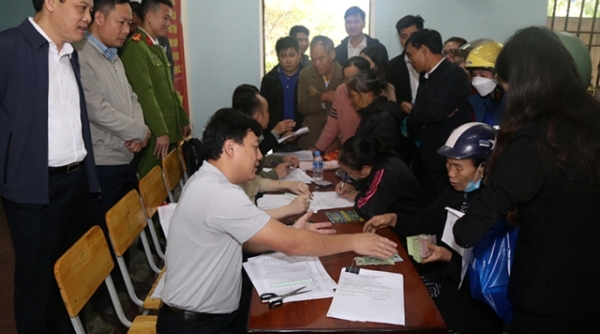 Hà Tĩnh: Chi trả tiền bồi thường GPMB dự án của VSIP cho 172 hộ dân