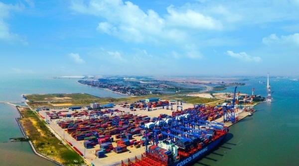 Công bố mở Bến cảng Container quốc tế Tân Cảng Hải Phòng thuộc Khu Bến cảng Lạch Huyện