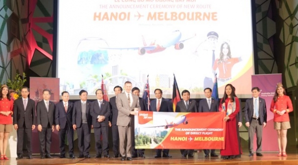 Công bố đường bay thẳng mới giữa Hà Nội với Melbourne - thành phố nhất Australia