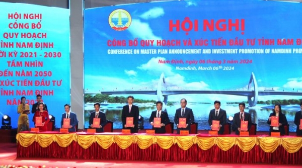 Nam Định tổ chức Hội nghị công bố quy hoạch và xúc tiến đầu tư