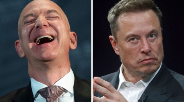 Tổng tài sản nhỉnh hơn 2 tỷ USD, Jeff Bezos vượt Elon Musk lấy lại ngôi giàu nhất thế giới