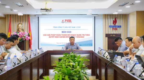 PVOIL (OIL) quyết tâm hoàn thành kế hoạch quản trị năm 2024 của Tập đoàn Dầu khí Việt Nam