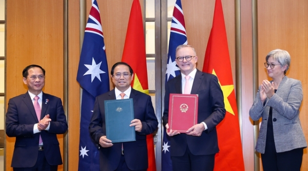 Australia-Việt Nam nâng cấp quan hệ lên Đối tác Chiến lược toàn diện và lễ trao 11 văn kiện hợp tác quan trọng