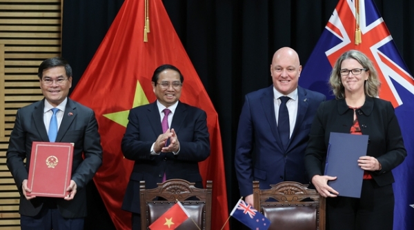 New Zealand có 52 dự án đầu tư tại Việt Nam với tổng số vốn 208,35 triệu USD