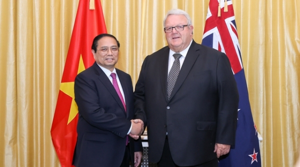 Thủ tướng Phạm Minh Chính hội kiến với Chủ tịch Quốc hội New Zealand
