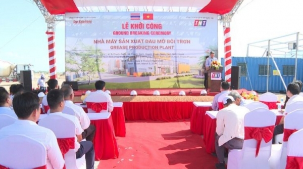 Ninh Thuận khởi công nhà máy sản xuất mỡ bôi trơn gần 135 tỷ đồng
