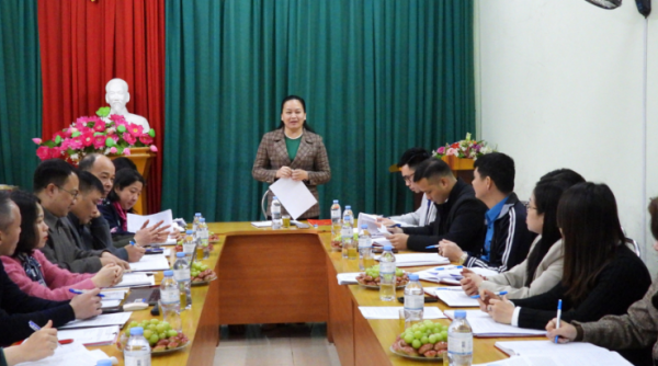 Bí thư Thành ủy Lạng Sơn làm việc với Chi bộ Trung tâm Phát triển quỹ đất TP. Lạng Sơn