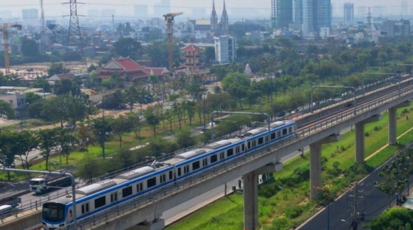Tuyến metro Bến Thành - Suối Tiên lại lùi thời hạn vận hành đến quý IV/2024