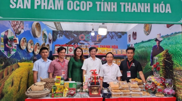 Thanh Hoá tham gia gian hàng trưng bày sản phẩm OCOP tại Hội Báo toàn quốc