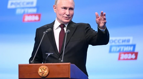 Ông Putin tái đắc cử tổng thống Nga nhiệm kỳ 5