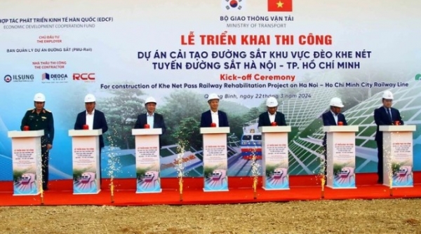 Quảng Bình khởi công dự án cải tạo đường sắt hơn 2.000 tỷ đồng