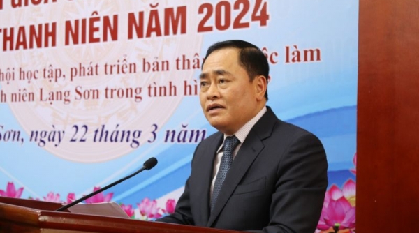 Lạng Sơn: Chủ tịch UBND tỉnh Lạng Sơn Hồ Tiến Thiệu đối thoại với thanh niên