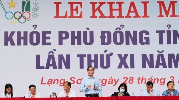 Lạng Sơn: Tổng duyệt Lễ khai mạc Hội khỏe Phù Đổng năm 2024