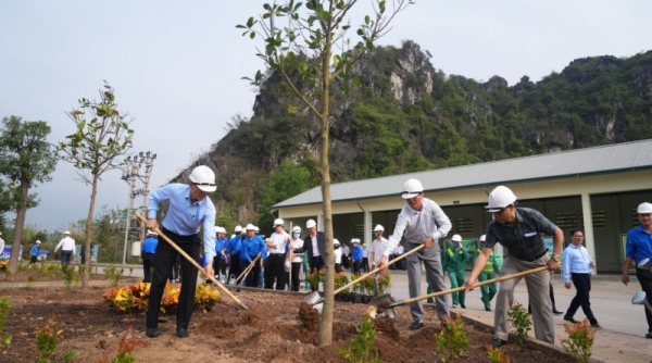 Hải Phòng: Trồng 800 cây xanh tại Khu liên hợp xử lý chất thải rắn Gia Minh