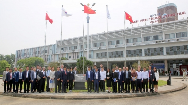 Đoàn đại biểu Quốc hội Hàn Quốc thăm, tìm hiểu “dự án mở rộng Bệnh viện Trung ương Huế Cơ sở 2”