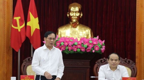 Lạng Sơn: Đoàn công tác của Bộ Ngoại giao làm việc với Ban Thường vụ Tỉnh ủy Lạng Sơn