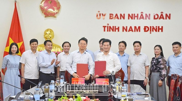 Ngân hàng ADB và Nam Định ký kết biên bản ghi nhớ dự án nâng cấp hệ thống thủy lợi thích ứng với biến đổi khí hậu