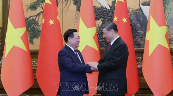 Chủ tịch Quốc hội hội kiến Tổng Bí thư, Chủ tịch nước Trung Quốc Tập Cận Bình