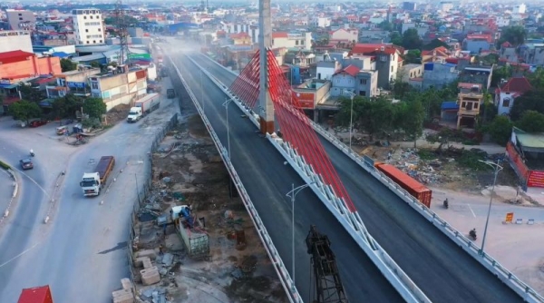 Hải Phòng: Ô tô được lưu thông qua cầu vượt nút giao đường Tôn Đức Thắng - Máng Nước - quốc lộ 5