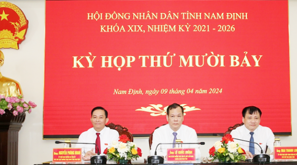 HĐND tỉnh Nam Định tổ chức kỳ họp giải quyết công việc phát sinh