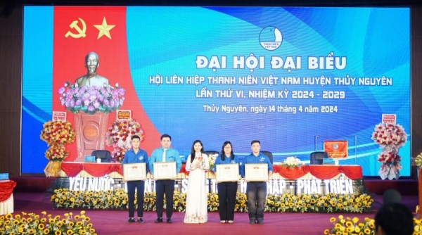 Hải Phòng tổ chức Đại hội Hội LHTN Việt Nam Huyện Thuỷ Nguyên nhiệm kỳ 2024 – 2029