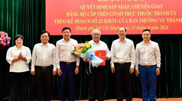TP. Hồ Chí Minh sáp nhập, sắp xếp các tổ chức Đảng trực thuộc