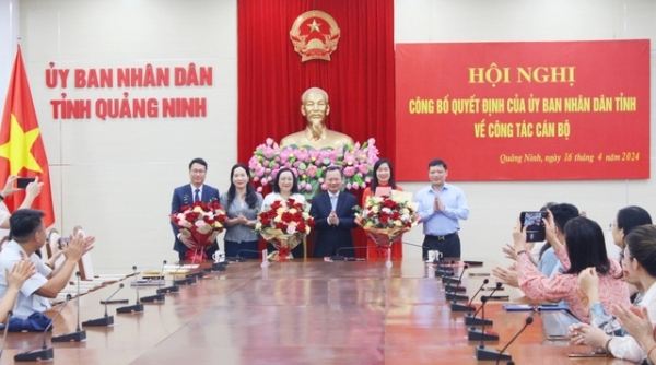 Quảng Ninh bổ nhiệm một loạt cán bộ sở, ban, ngành