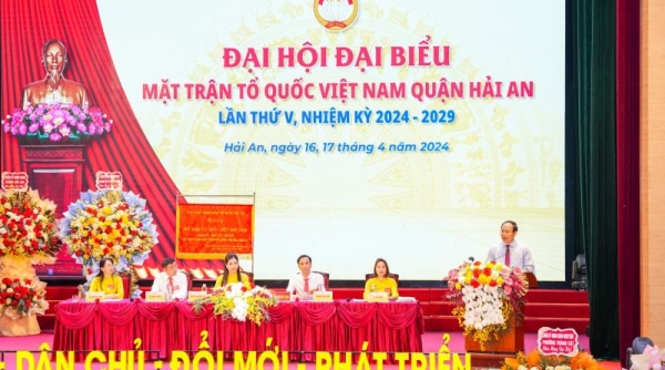 Hải Phòng tổ chức Đại hội Mặt trận Tổ quốc Việt Nam Quận Hải An