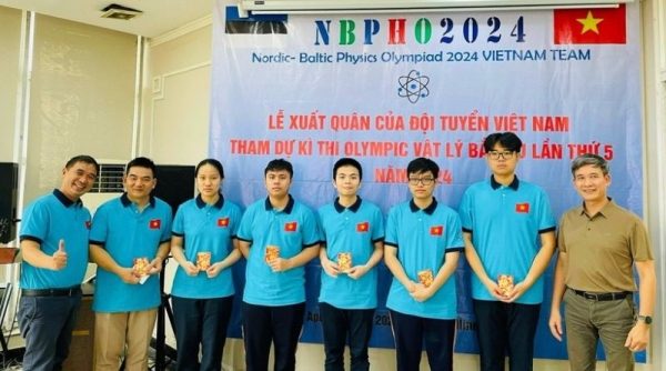 Việt Nam giành thành tích xuất sắc tại Olympic Vật lý Bắc Âu-Baltic năm 2024