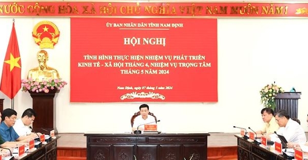 Nam Định triển khai nhiệm vụ trọng tâm tháng Năm