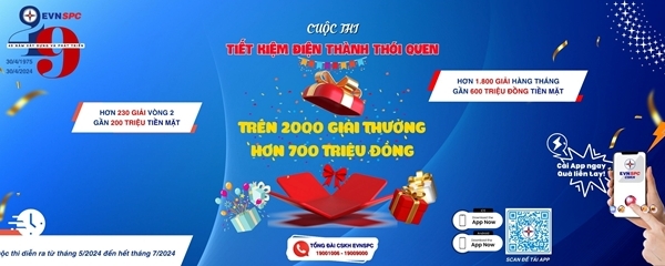 EVNSPC: Trên 800 triệu đồng dành để thưởng cho những ý tưởng tiết kiệm điện