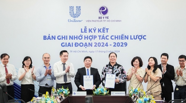 Unilever Việt Nam và Viện Pasteur TP. HCM tiếp tục ký kết hợp tác giai đoạn 2024-2029