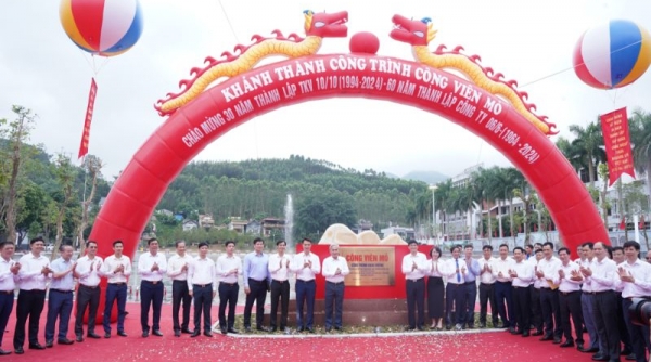 Quảng Ninh: Khánh thành Công viên mỏ Vàng Danh