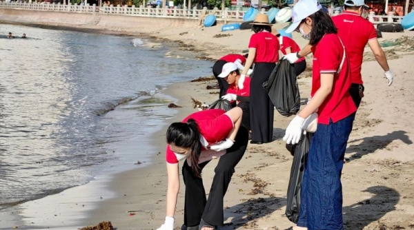 Gần 1.000 CBNV SeABank ra quân làm sạch bờ biển tại 11 tỉnh thành, hướng tới phát triển bền vững