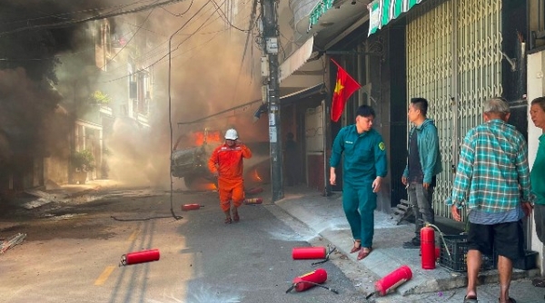 Cháy liên hoàn trong khu dân cư ở quận Thanh Khê
