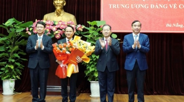 Ông Nguyễn Đình Vĩnh giữ chức Phó Bí thư Thành ủy Đà Nẵng