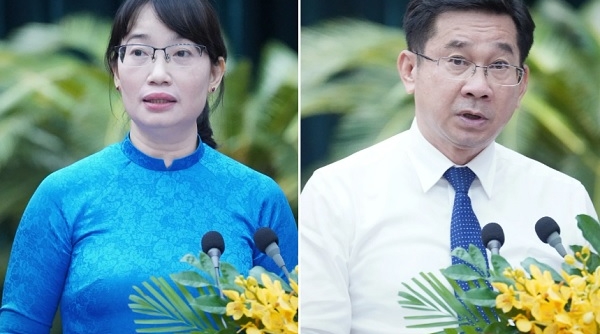 Ông Dương Ngọc Hải và bà Trần Thị Diệu Thuý là 2 tân Phó Chủ tịch UBND TP. Hồ Chí Minh