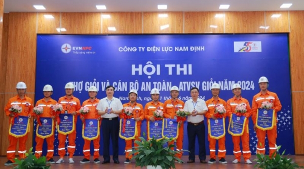Điện lực Nam Định tổ chức hội thi thợ giỏi năm 2024