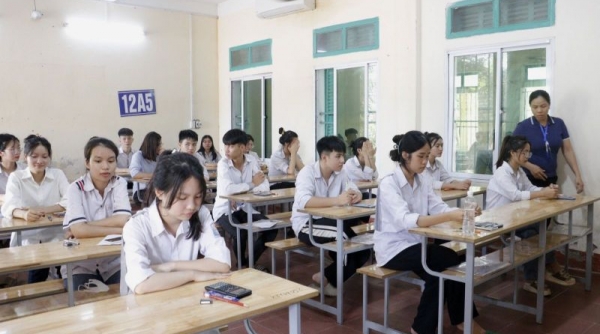 Thái Bình: Thí sinh phấn khởi hoàn thành ngày thi đầu tiên Kỳ thi Tốt nghiệp THPT năm 2024