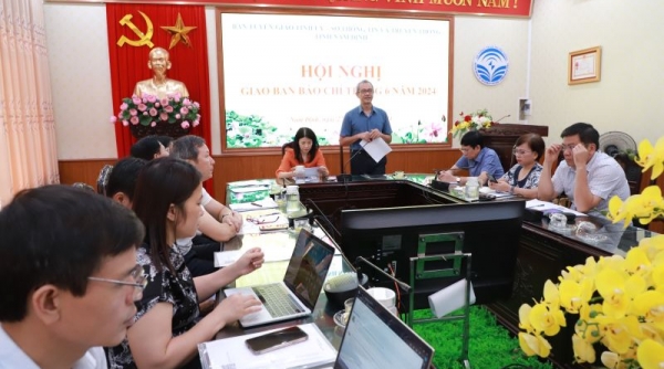 Nam Định tổ chức hội nghị giao ban báo chí tháng 6