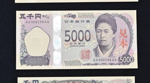 Ngày 3/7, Nhật Bản phát hành tờ tiền mới 3D chống giả mạo đầu tiên trên thế giới