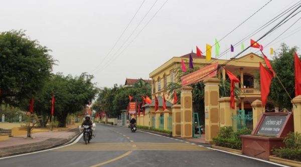 Huyện Yên Khánh đạt chuẩn nông thôn mới nâng cao năm 2023
