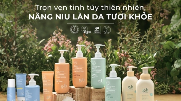 Amway Việt Nam ra mắt dòng sản phẩm chăm sóc cơ thể g&h mới