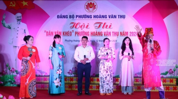 Thái Nguyên tổ chức thành công 85 Hội thi Dân vận khéo cấp cơ sở