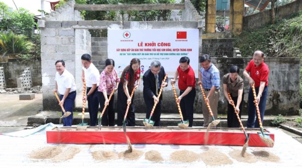 Lạng Sơn: Khởi công Dự án “Xây dựng bếp ăn bán trú và hỗ trợ dinh dưỡng học đường” tại huyện Tràng Định